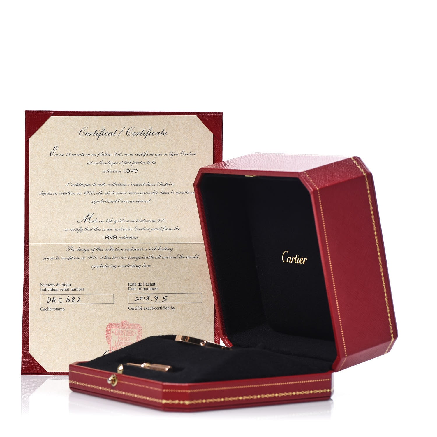 Cartier 18K Pink Gold Small LOVE Bracelet 15 6 of 6