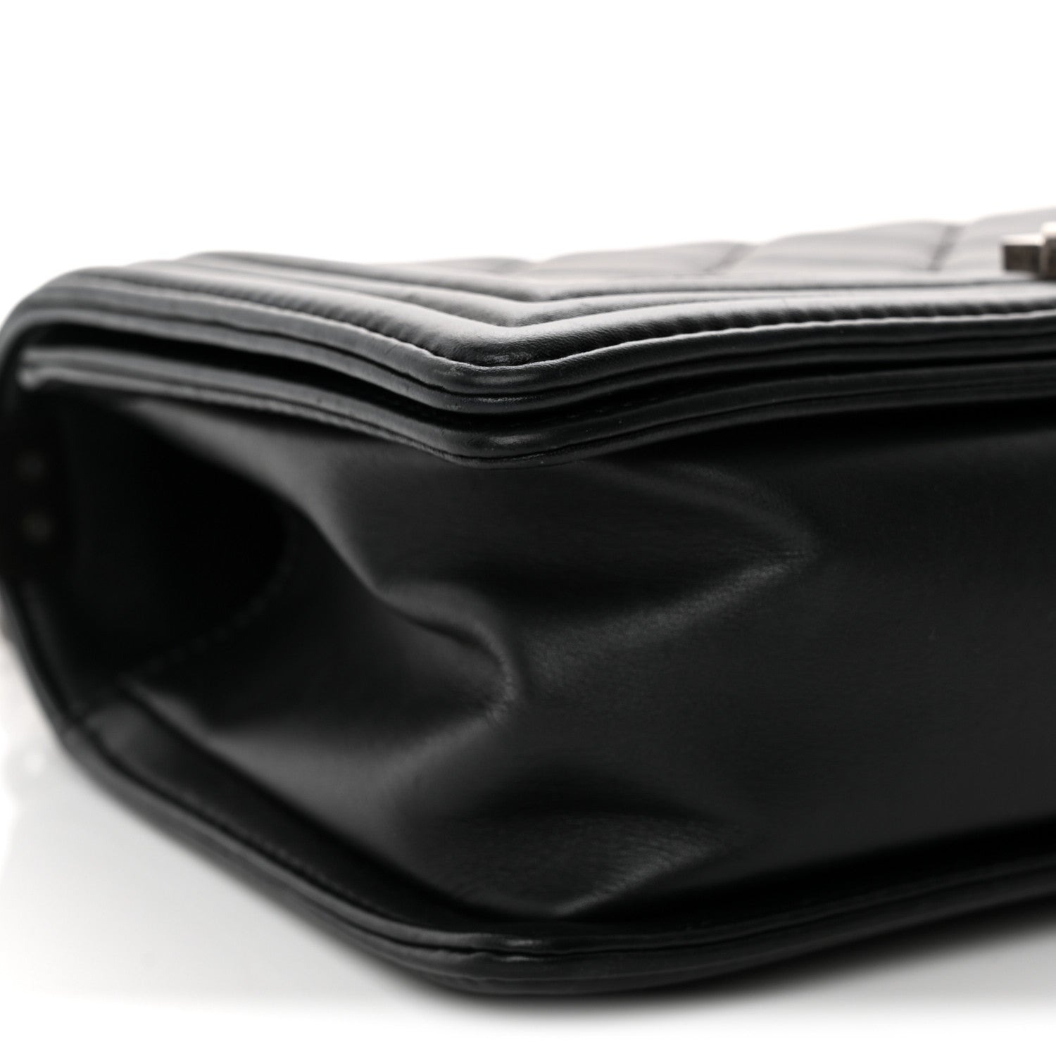 Chanel Calfskin Quilted Medium Boy Flap Black 10 of 12
