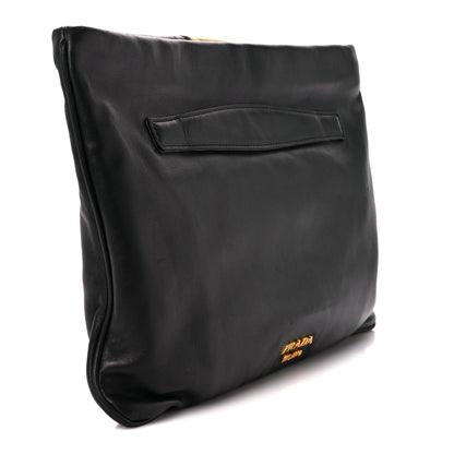 Prada Nappa Pop Girl Zip Pouch Black 3 of 13