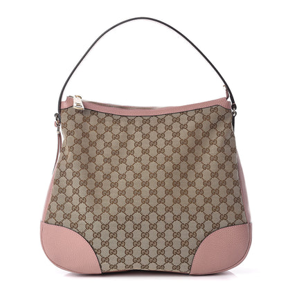 Gucci Monogram Large Bree Hobo Beige Soft Pink 1 of 8