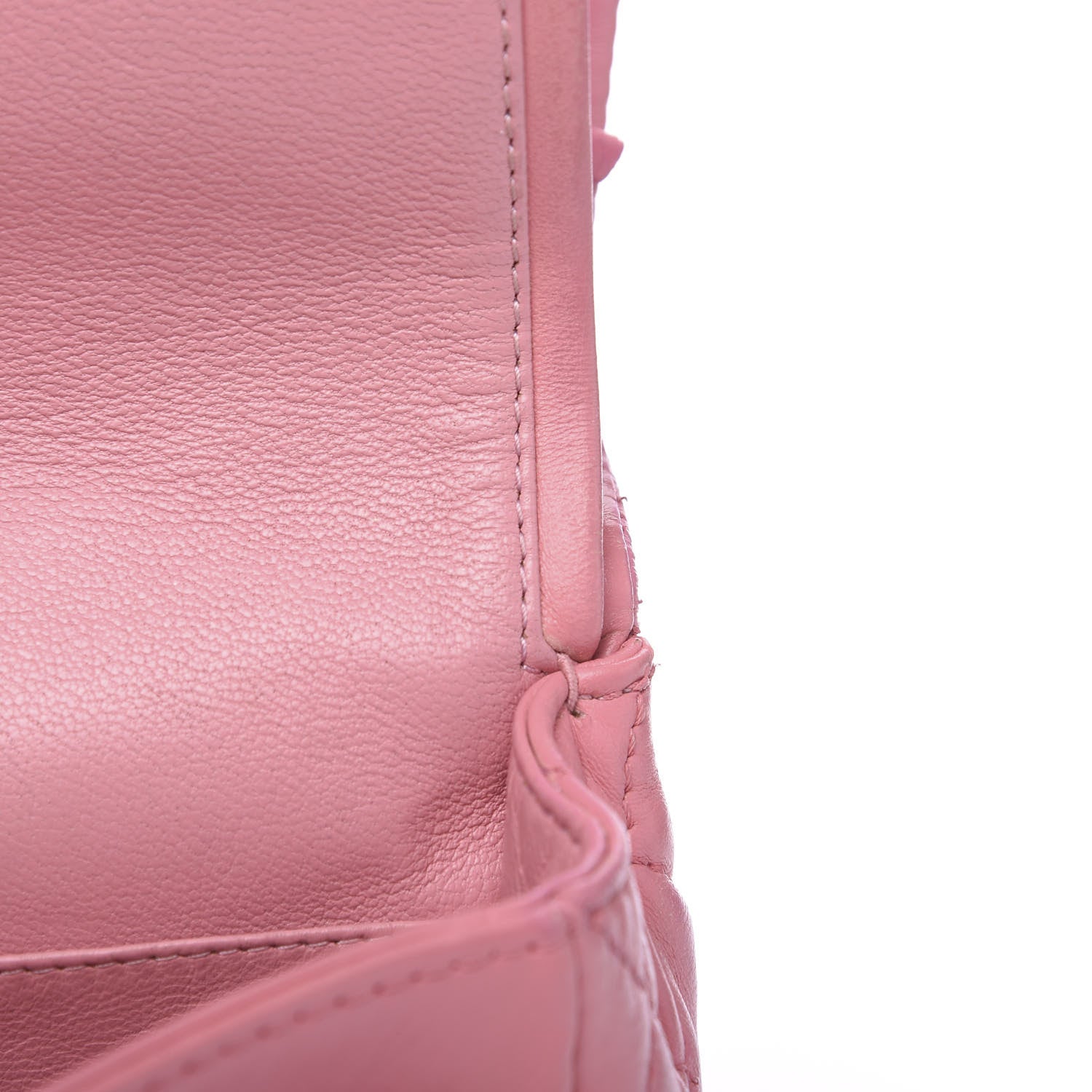 Chanel Lambskin Quilted Medium Double Flap Light Pink 7 of 16