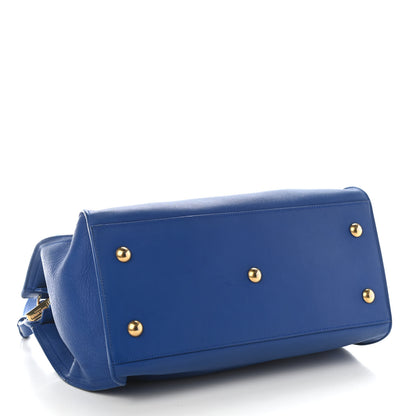 Saint Laurent Calfskin Small Classic Y Cabas Royal Blue 4 of 12
