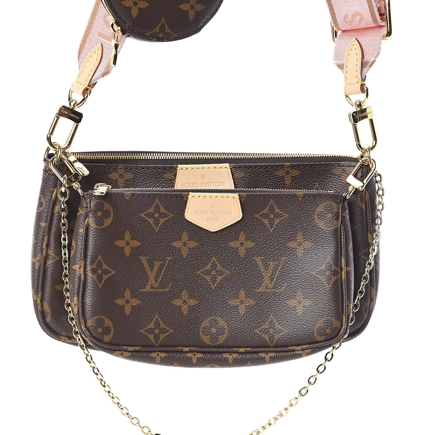 Monogram Multi Pochette Accessories Rose Clair