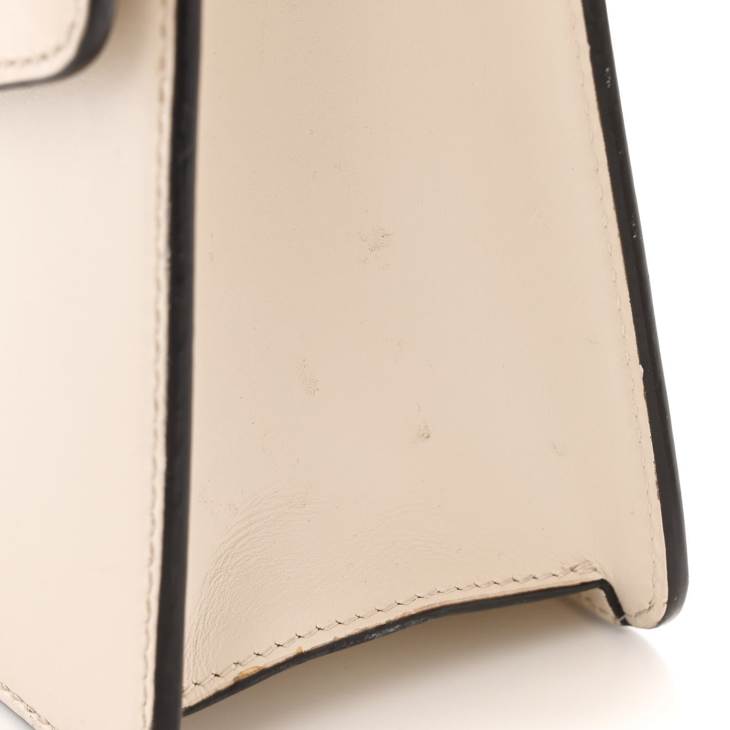 Gucci Calfskin Small Sylvie Shoulder Bag Off White 12 of 18