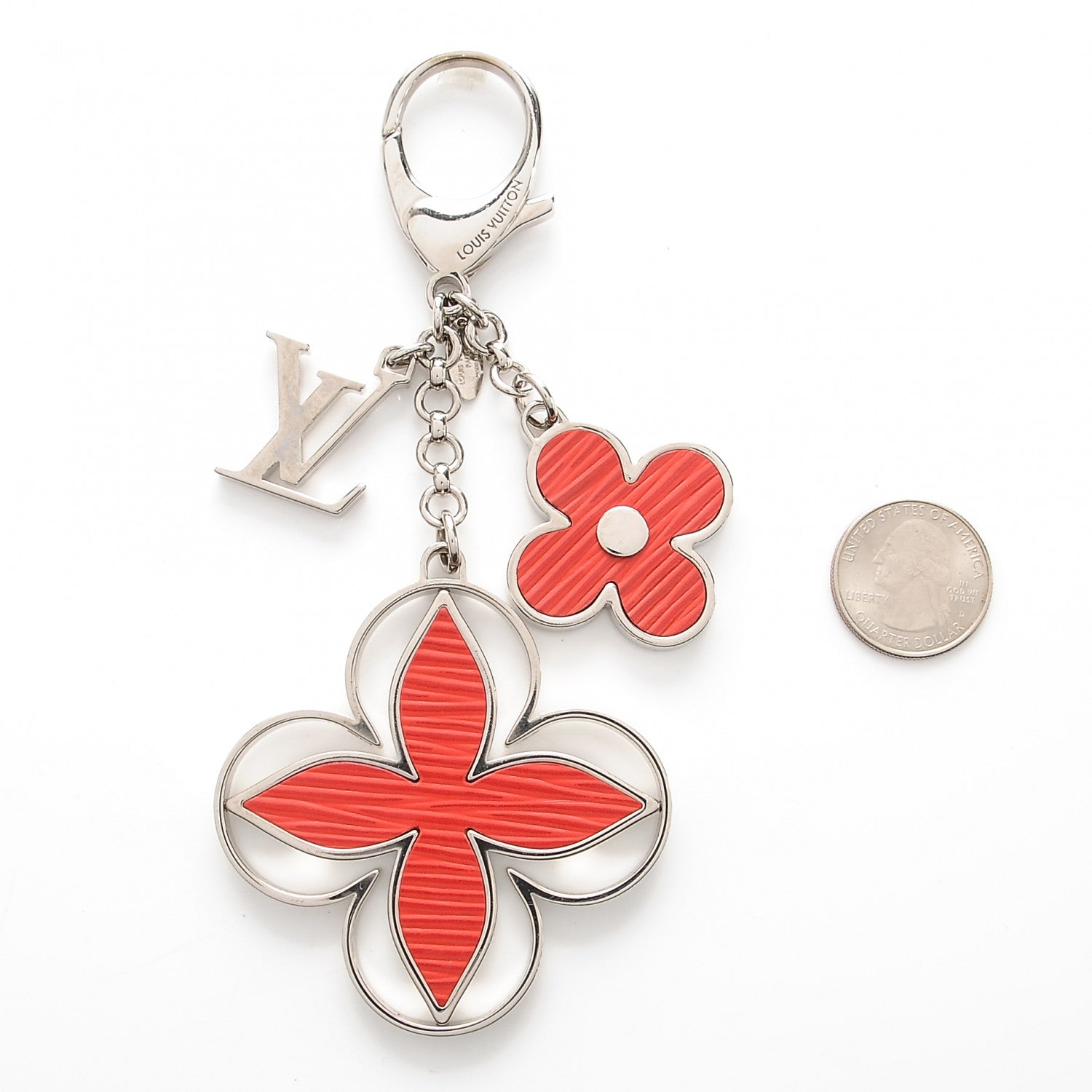 Louis Vuitton Epi Rimy Bag Charm Red 2 of 4