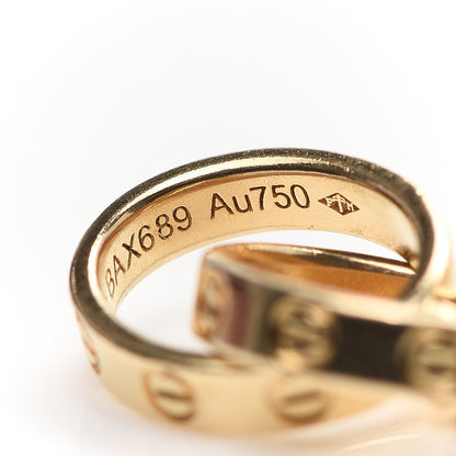 Cartier 18K Yellow Gold Interlocking LOVE Bracelet 5 of 6