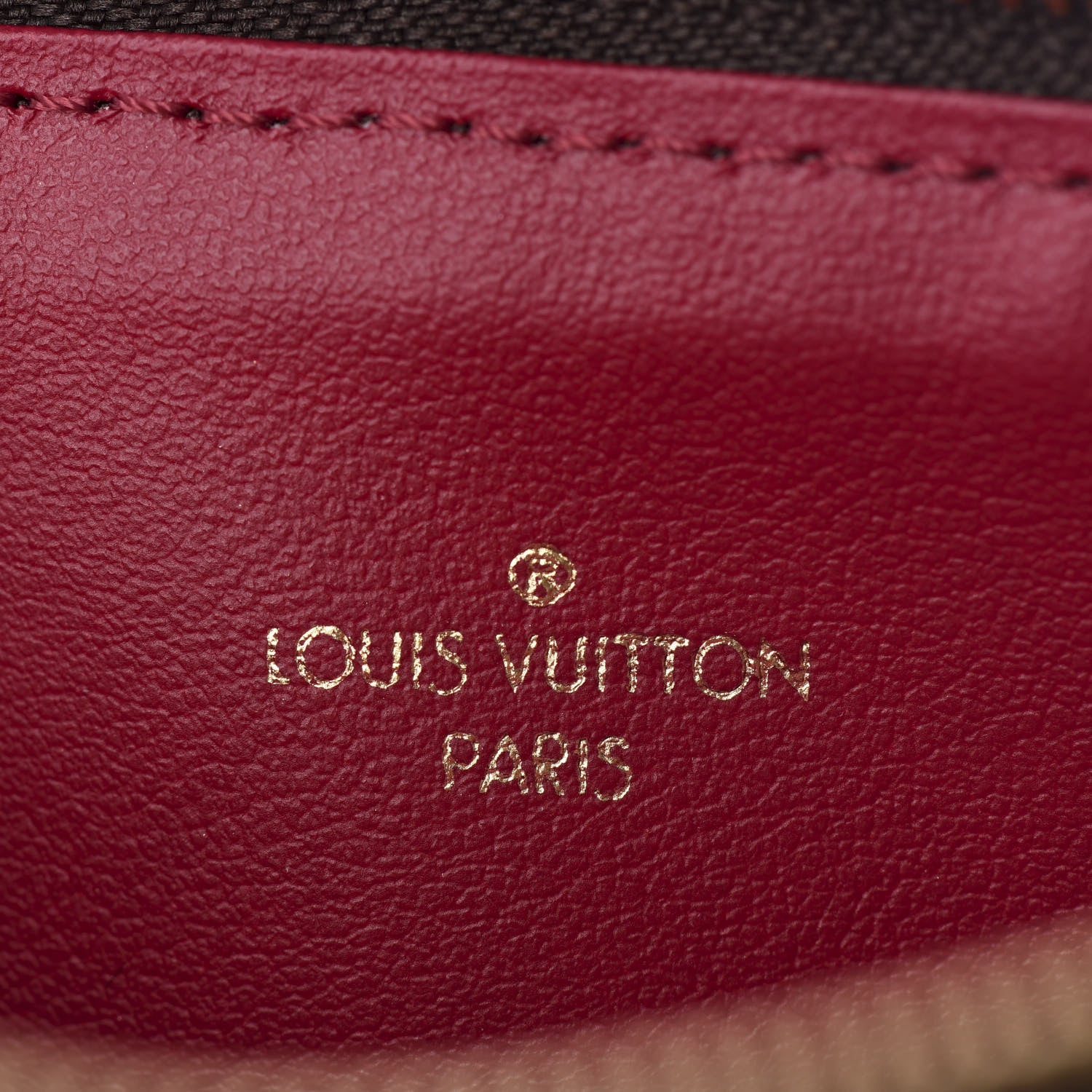 Louis Vuitton Monogram Felicie Chain Wallet Zippered Insert Fuchsia 5 of 6
