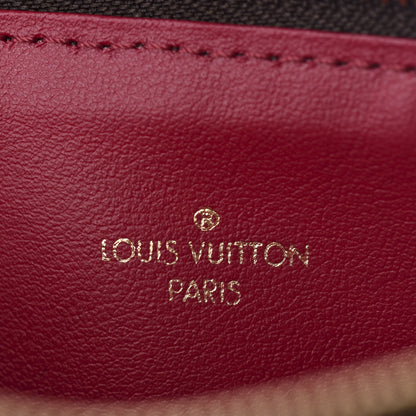 Louis Vuitton Monogram Felicie Chain Wallet Zippered Insert Fuchsia 5 of 6