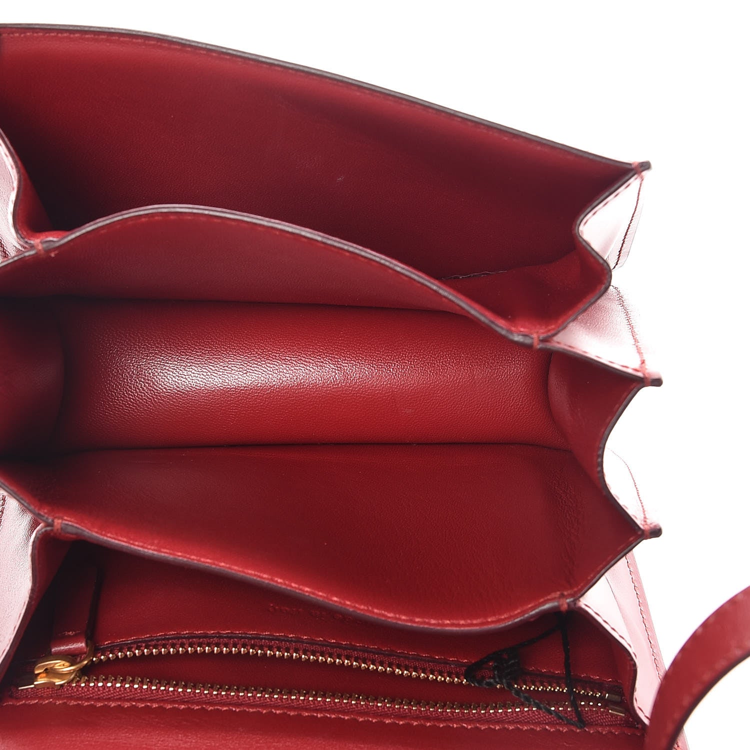 Celine Smooth Calfskin Small Classic Box Flap Bag Red 5 of 13