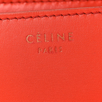 Celine Box Calfskin Medium Classic Box Flap Bag Poppy 5 of 9