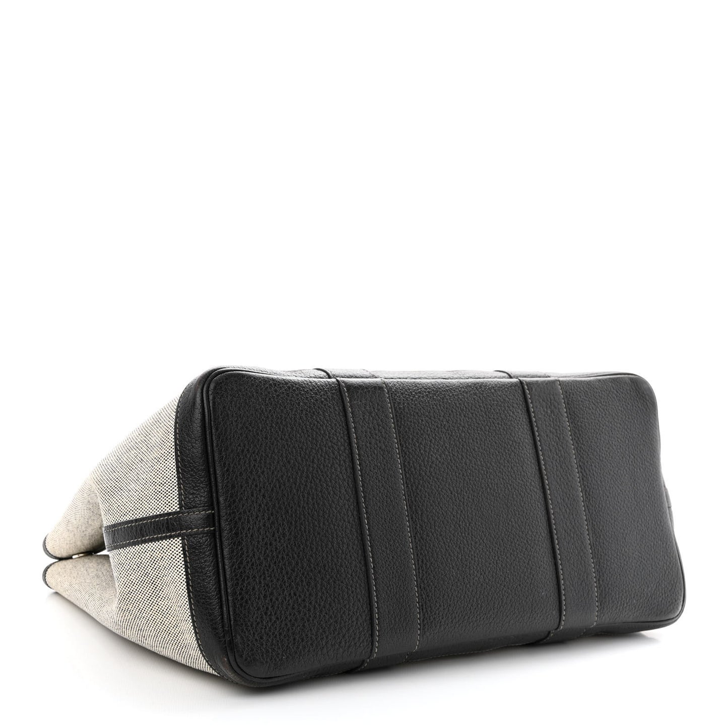 Twill H Negonda Garden Party 36 MM Tote Ecru Black