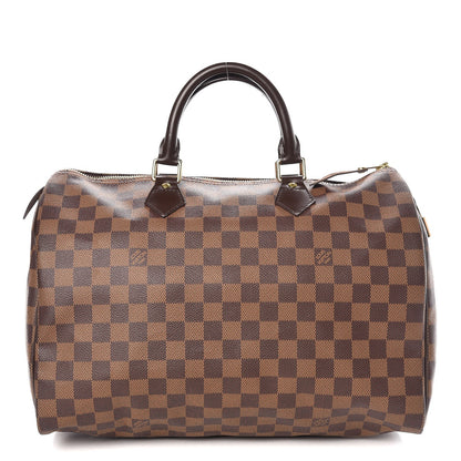 Louis Vuitton Damier Ebene Speedy 35 1 of 7