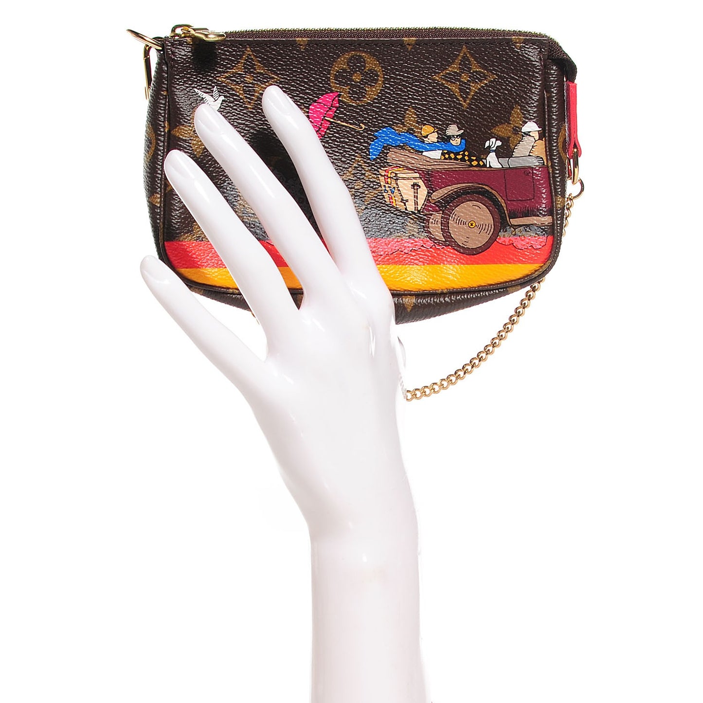 Monogram 2015 Christmas Animation Mini Pochette Accessories