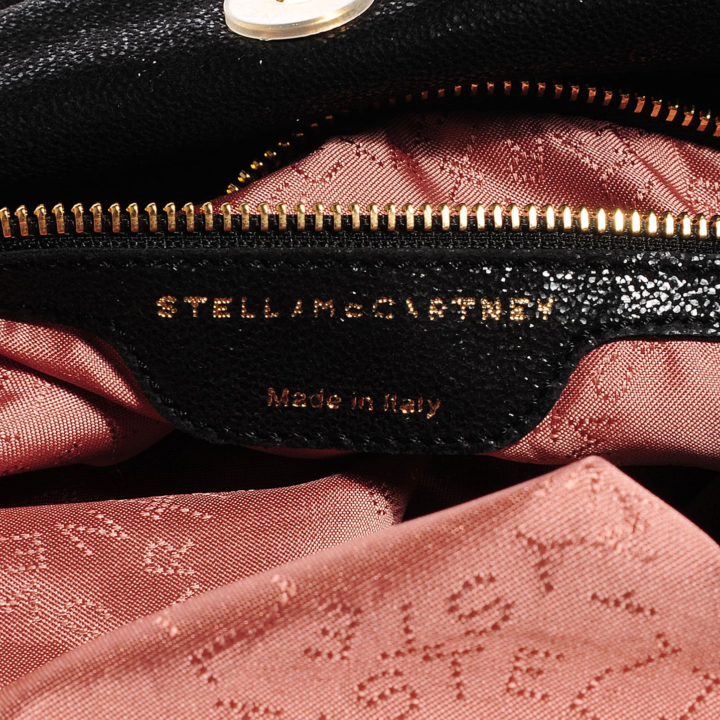 Faux Leather Shaggy Deer Big Falabella Black