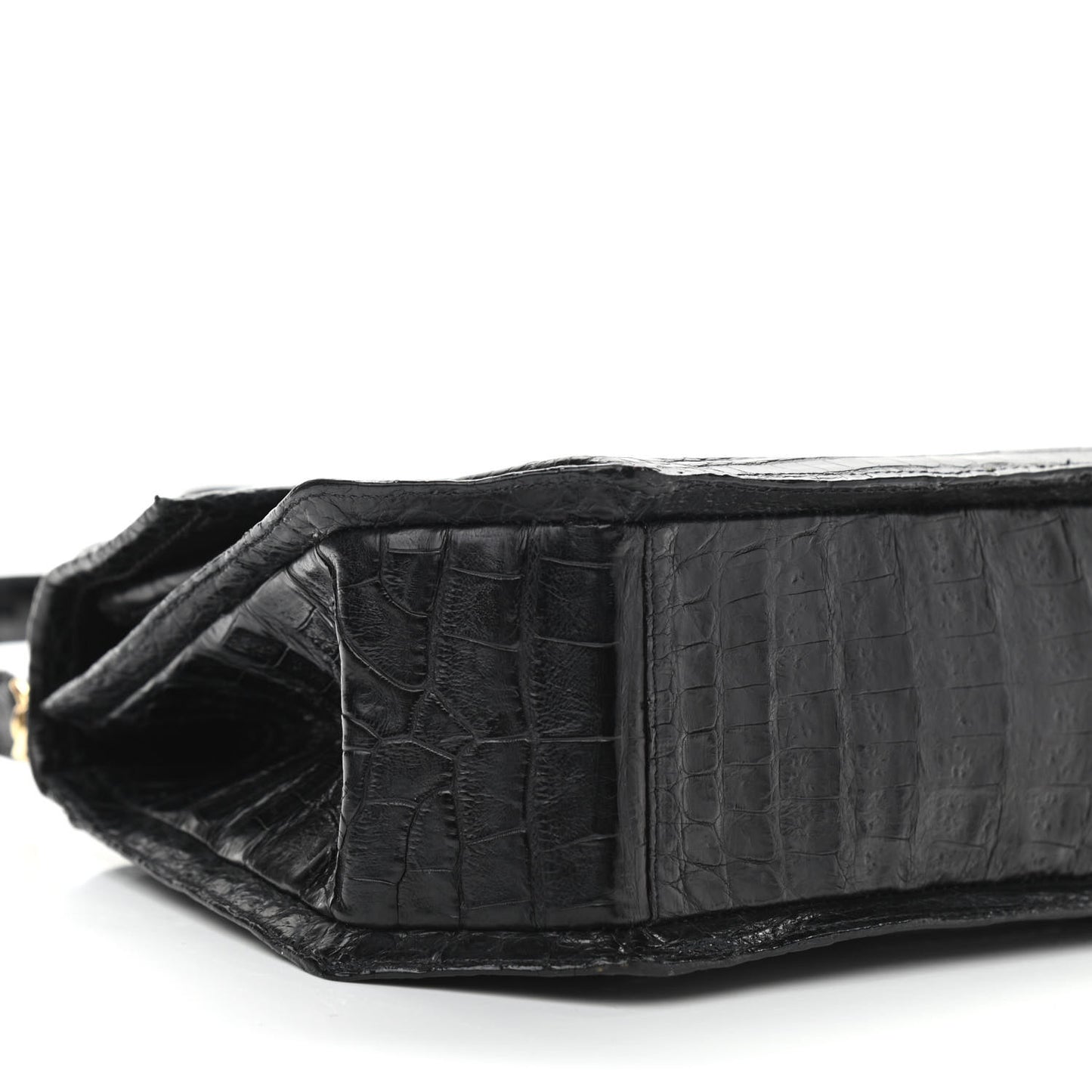 Crocodile Top Handle Black