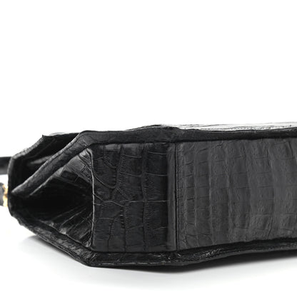 Nancy Gonzalez Crocodile Top Handle Black 8 of 9