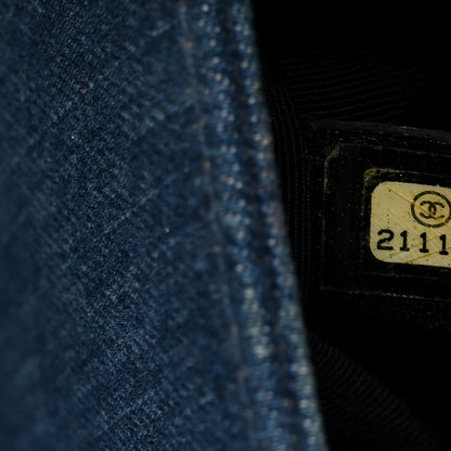 Chanel Denim Patchwork Small Boy Flap Blue 7 of 10