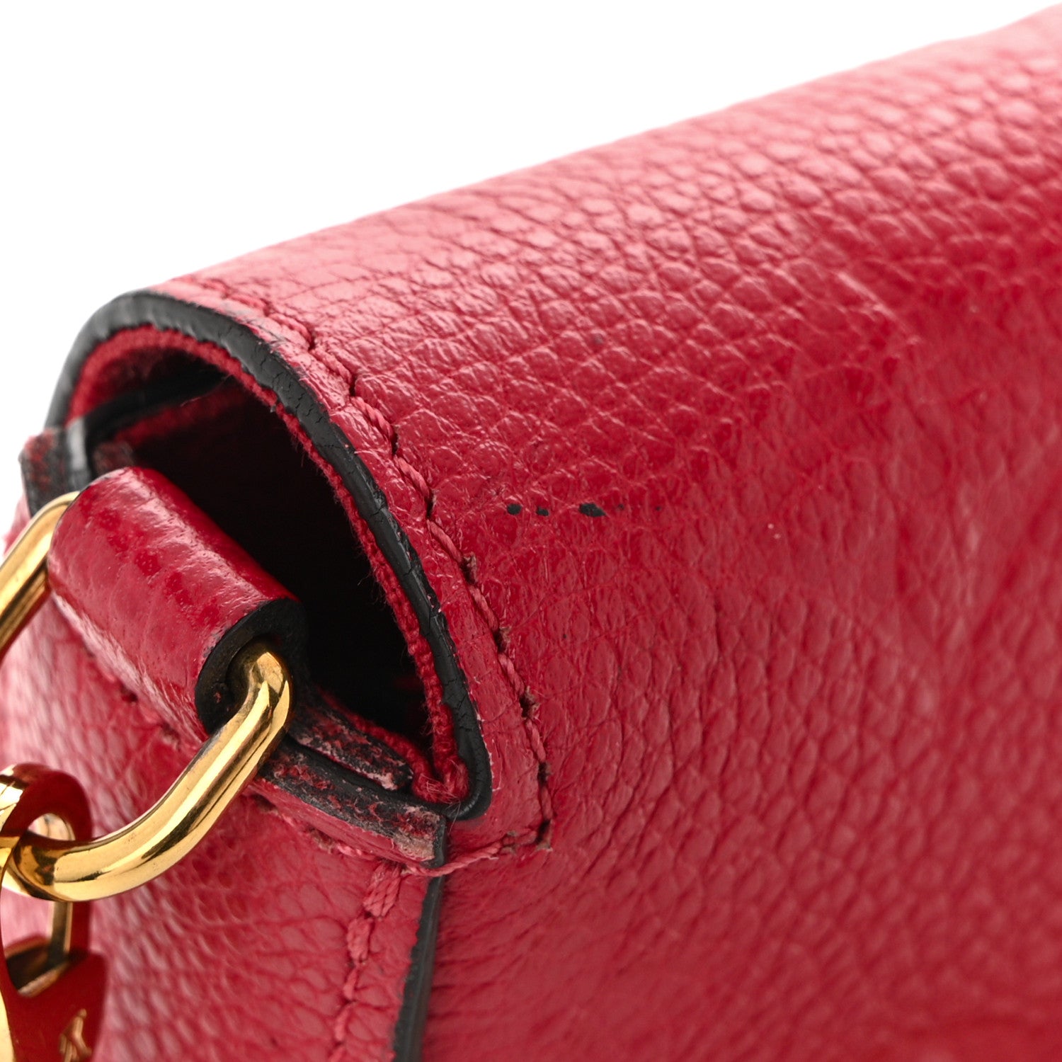 Louis Vuitton Empreinte Pochette Felicie Chain Wallet Scarlet 13 of 14