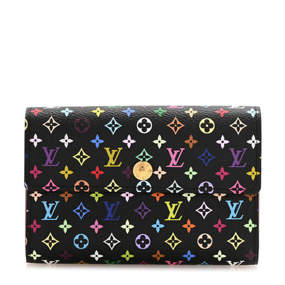 Louis Vuitton Monogram Multicolor Alexandra Wallet Black 1 of 9