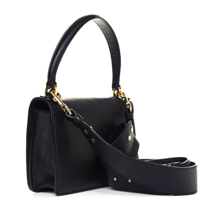 Christian Dior Grained Calfskin Dio(r)evolution Top Handle Flap Bag Black 3 of 10