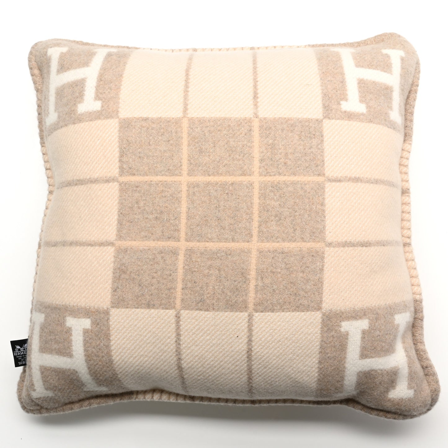 Wool Cashmere Avalon III Pillow PM Coco Camomille