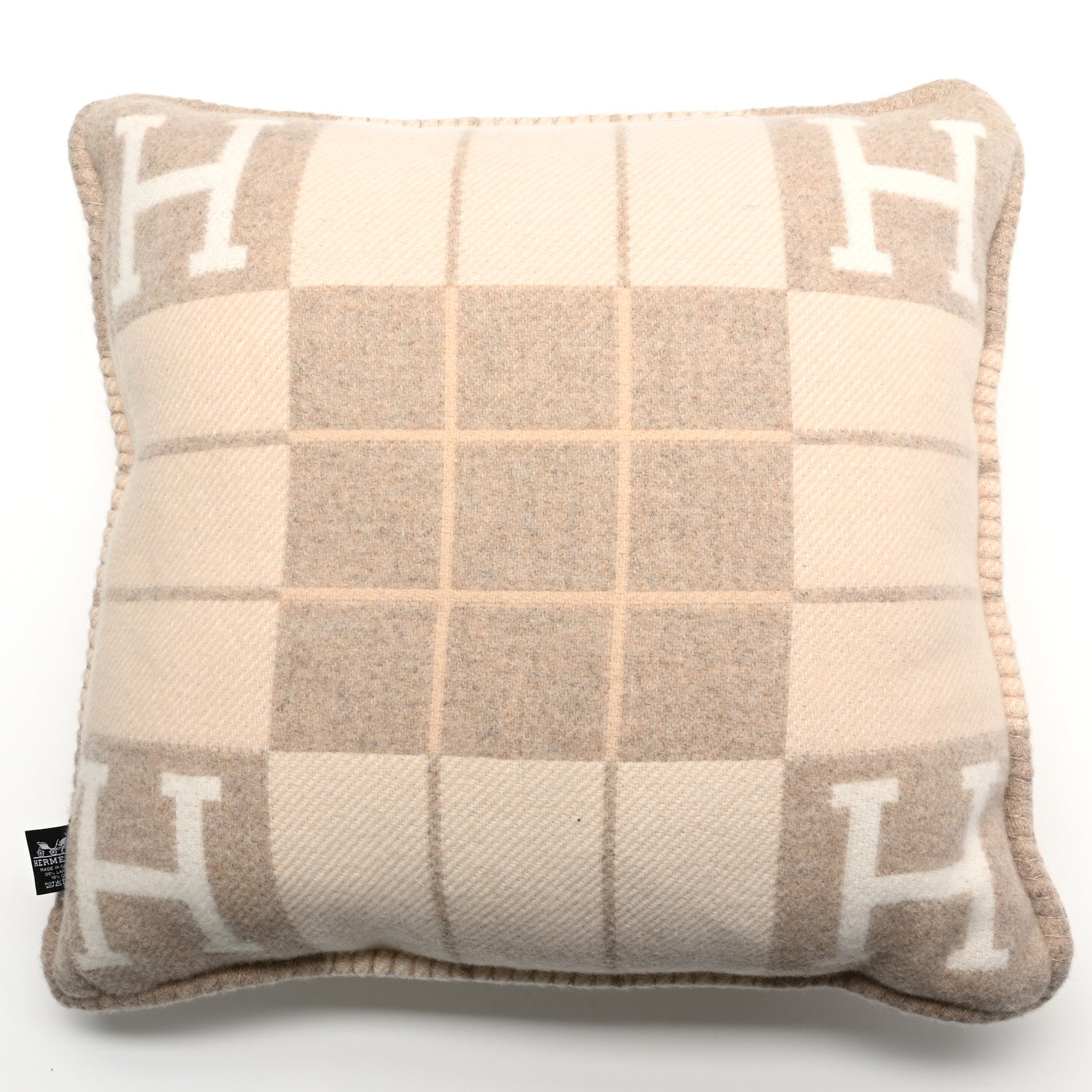 Hermes Wool Cashmere Avalon III Pillow PM Coco Camomille 2 of 3