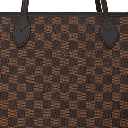 Louis Vuitton Damier Ebene Neo Neverfull MM Rose Ballerine 10 of 16