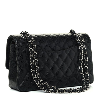 Chanel Caviar Quilted Medium Double Flap Black 2 of 4