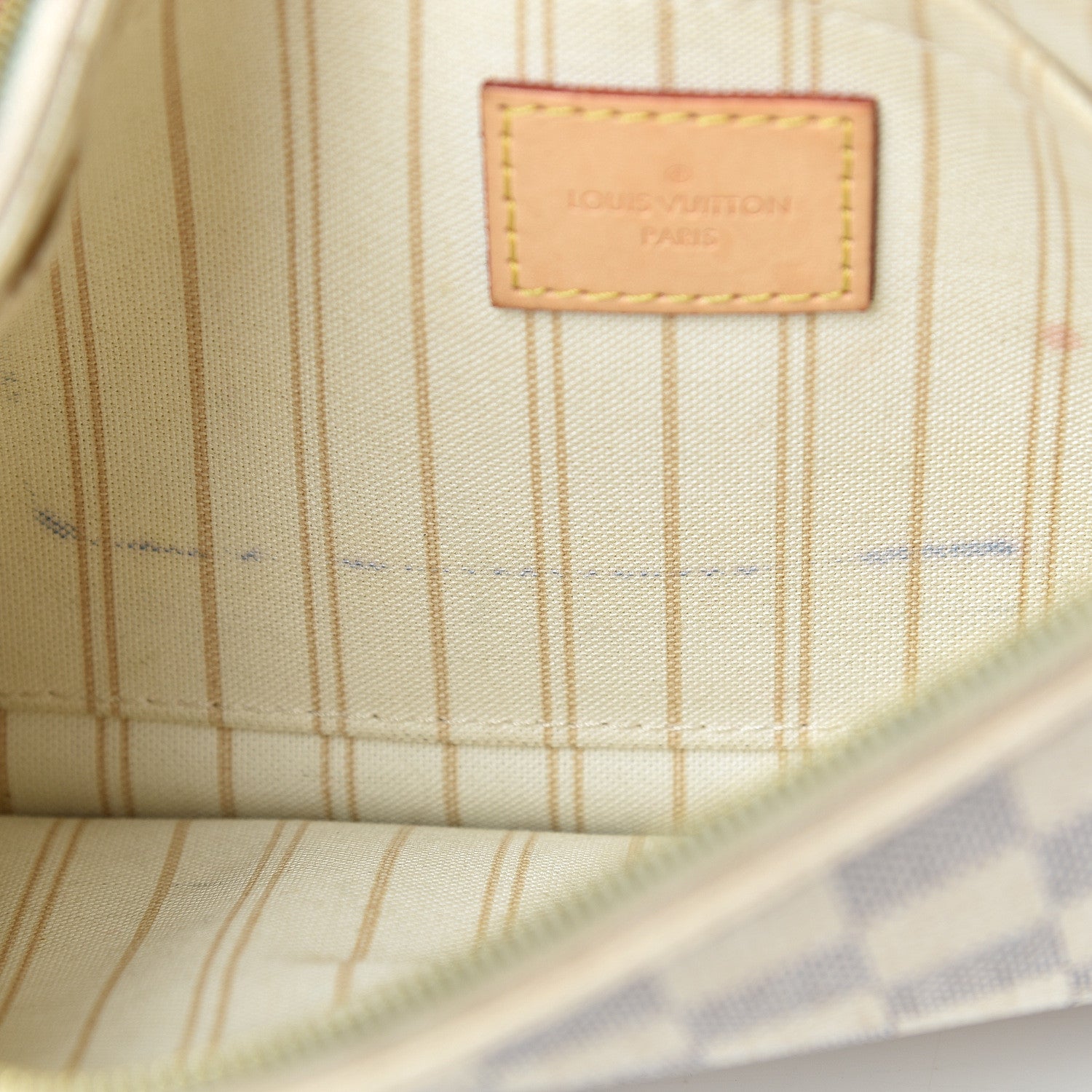 Louis Vuitton Damier Azur Neverfull MM GM Pochette 8 of 16