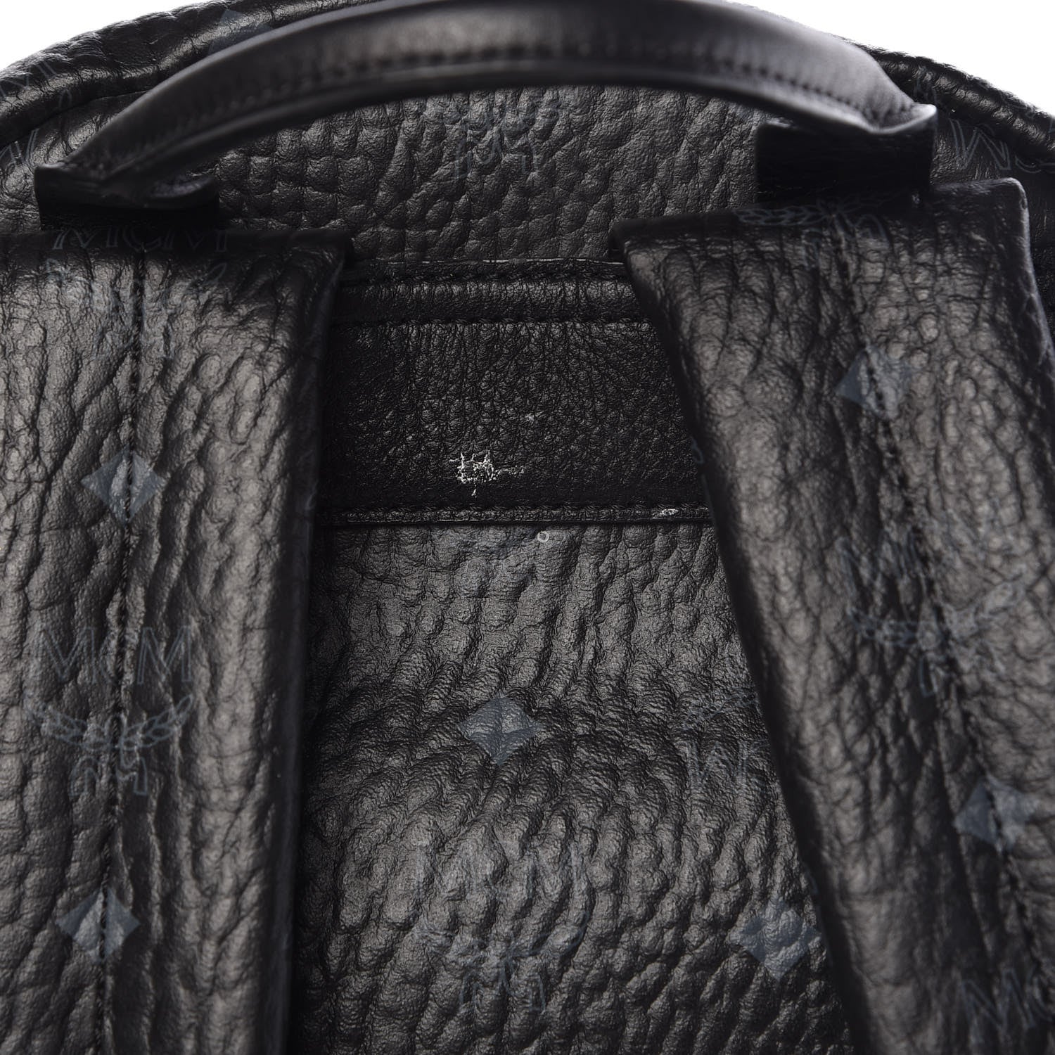 MCM Visetos Studded Medium Stark M Backpack Black 11 of 15