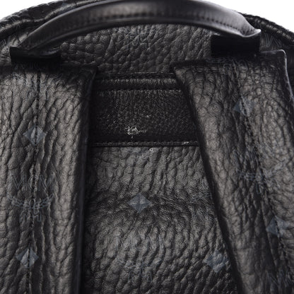 MCM Visetos Studded Medium Stark M Backpack Black 11 of 15