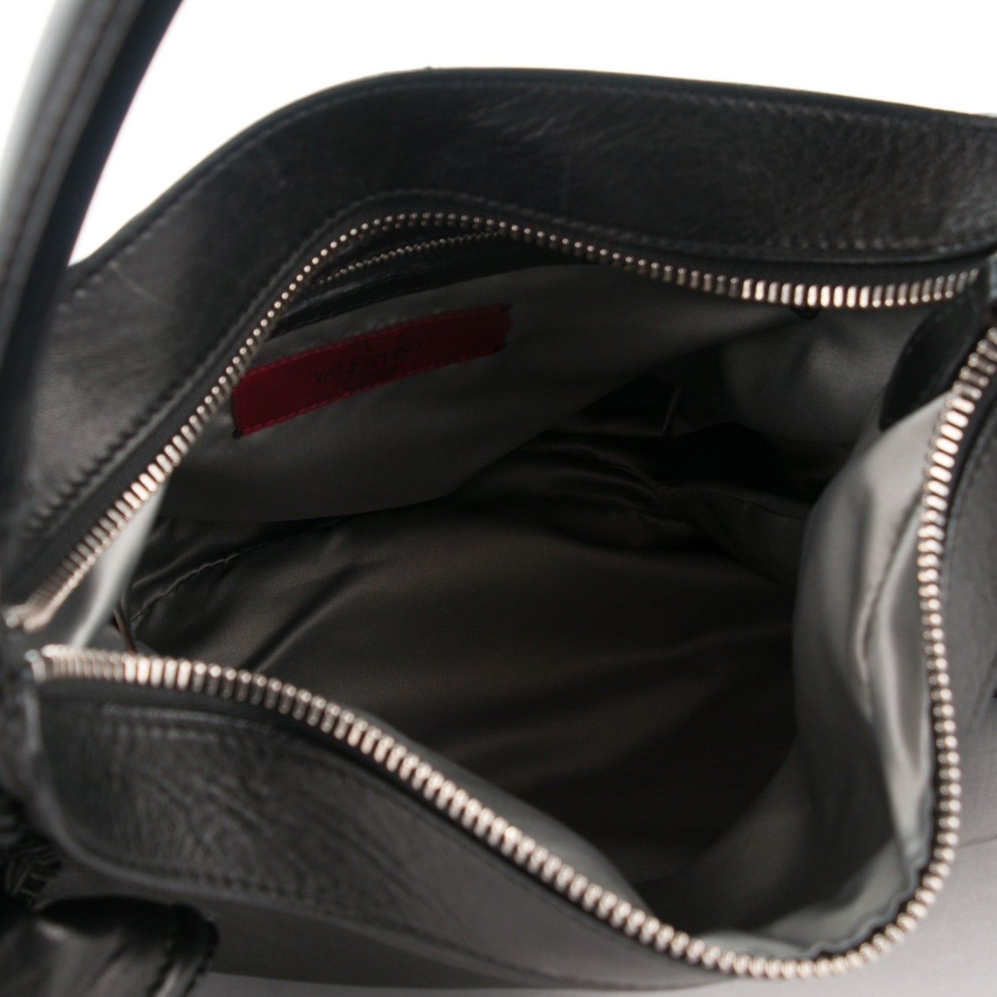 Nappa Ruffle Hobo Black