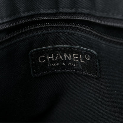 Chanel Metallic Caviar Quilted Timeless Accordion Flap Dark Silver 6 of 14
