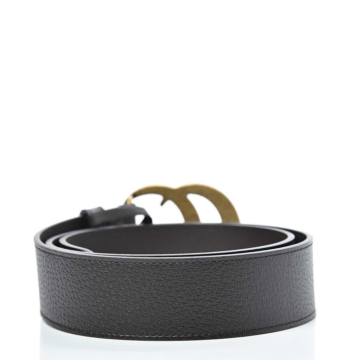 Gucci Textured Calfskin Double G 40mm Belt 85 34 Black 3 of 7