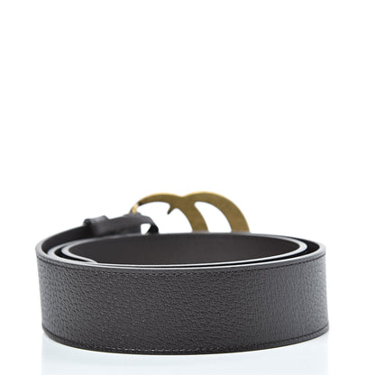 Gucci Textured Calfskin Double G 40mm Belt 85 34 Black 3 of 7