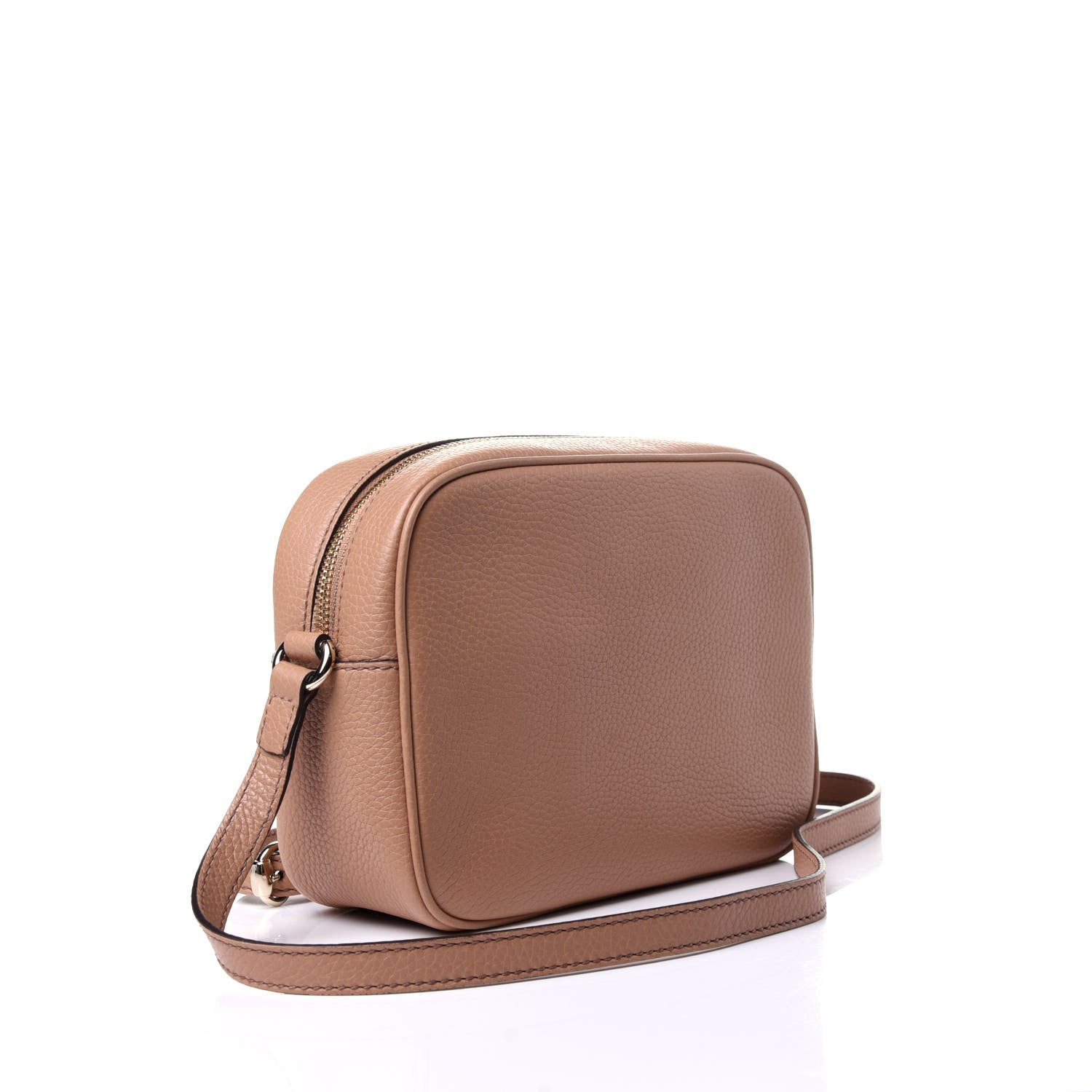 Gucci Pebbled Calfskin Small Soho Disco Bag Camelia 4 of 11