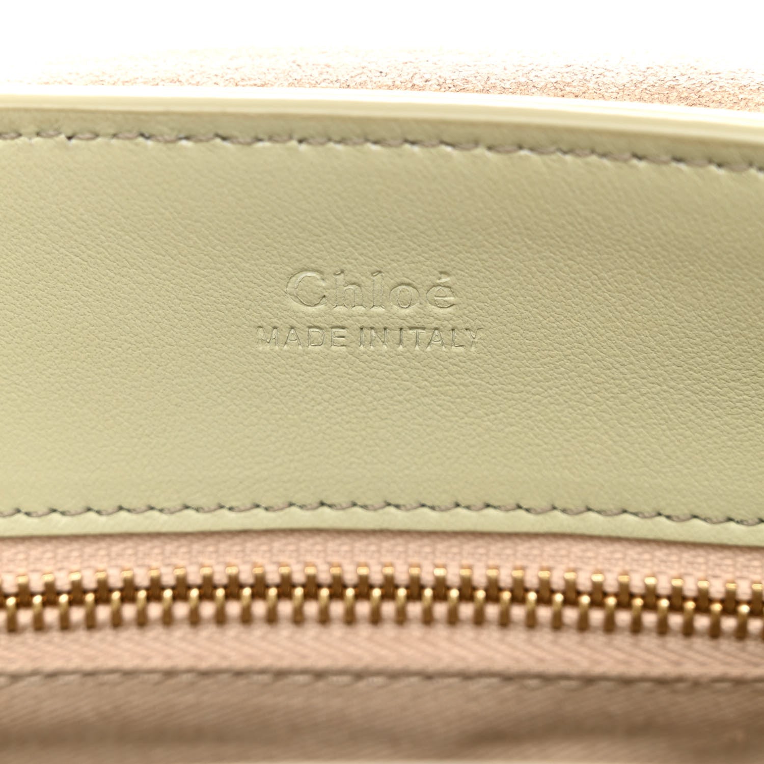 Chloe Calfskin Mini Tess Day Bag Light Eucalyptus 6 of 9
