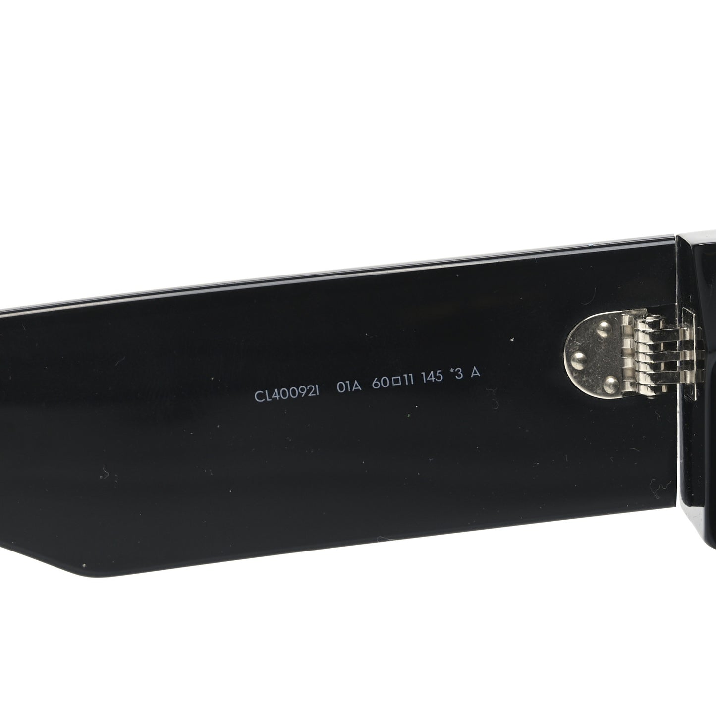 Acetate Flat Top Rectangular Sunglasses CL400921 Black