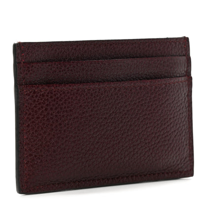 Gucci Grainy Calfskin Zumi Card Holder Vintage Bordeaux 3 of 6