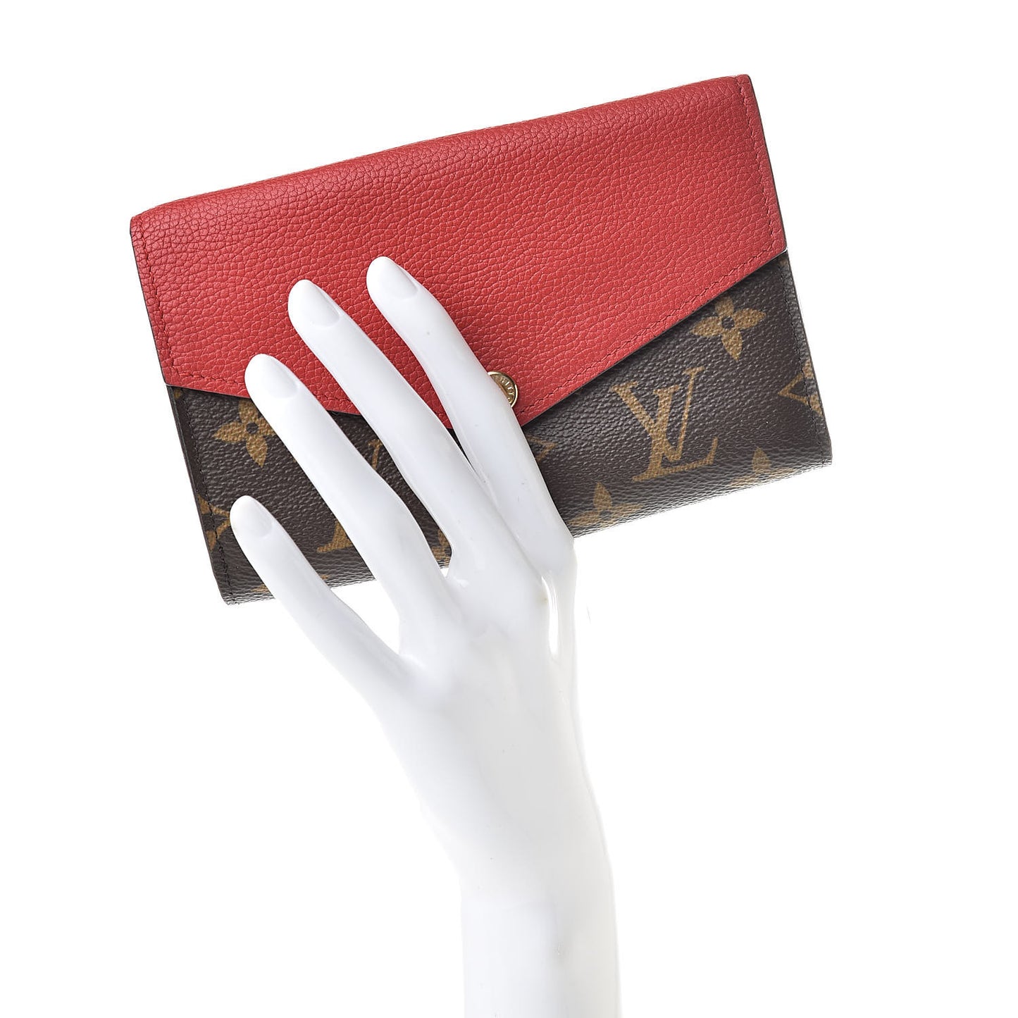 Monogram Pallas Compact Wallet Cherry