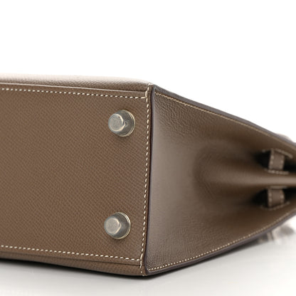 Hermes Epsom Kelly Sellier 25 Etoupe 10 of 17