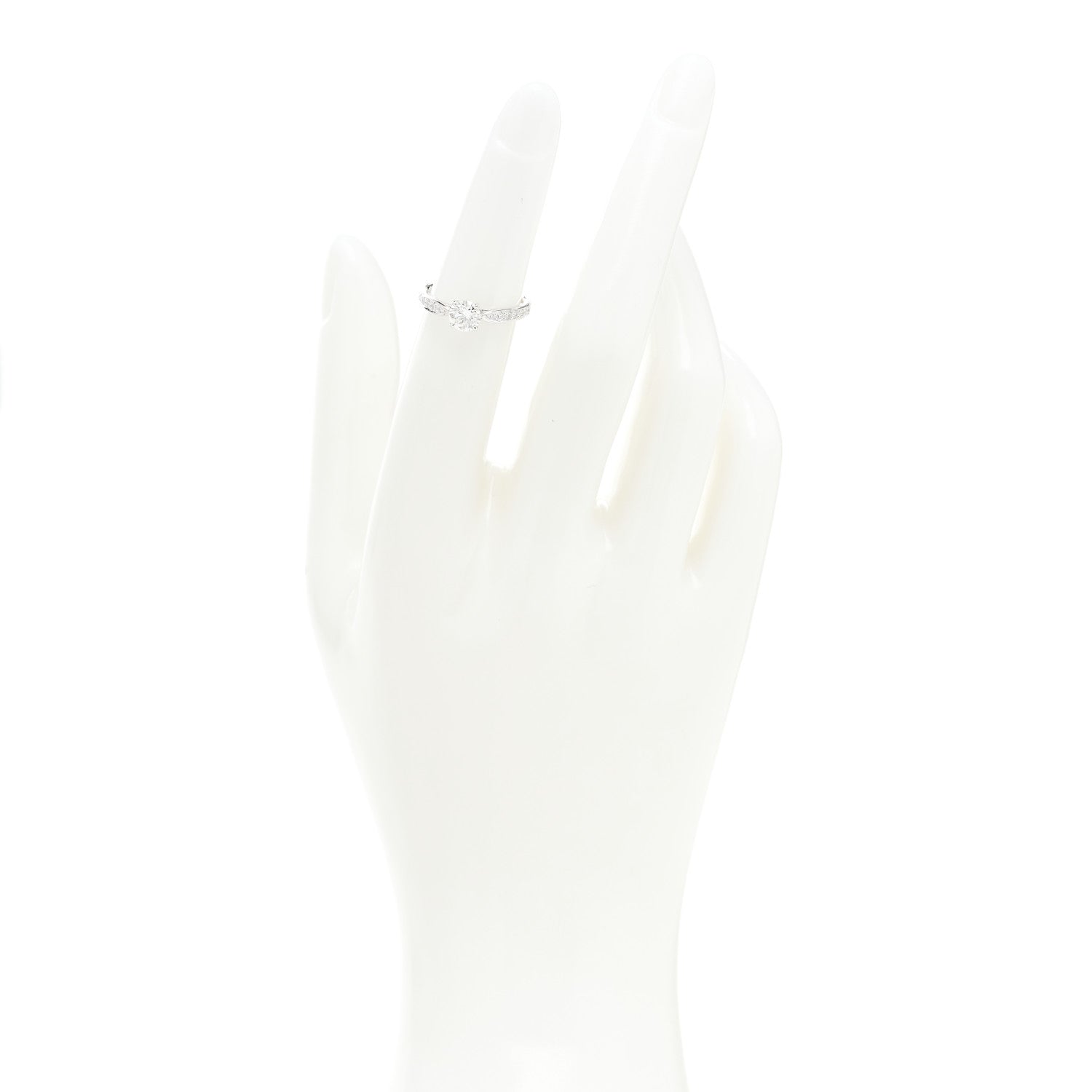 Tiffany Platinum Diamond .50ct Harmony Round Brilliant Engagement Ring 47 4 2 of 4