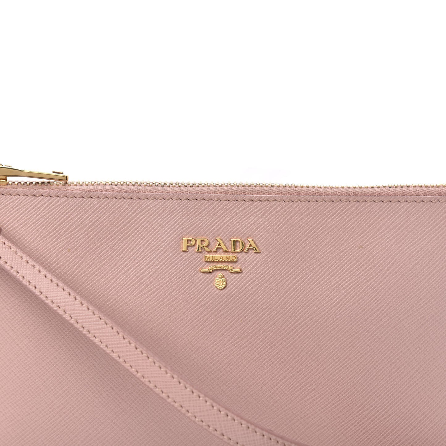 Saffiano Flat Zip Wristlet Orchidea