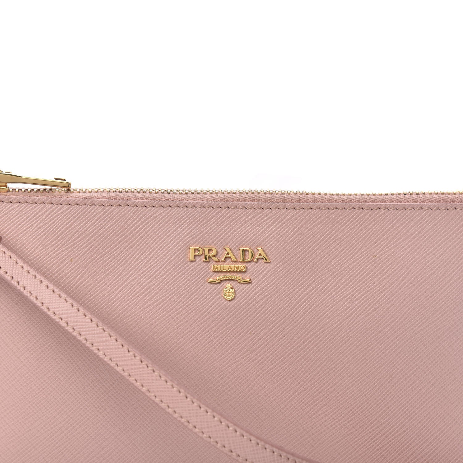 Prada Saffiano Flat Zip Wristlet Orchidea 9 of 9