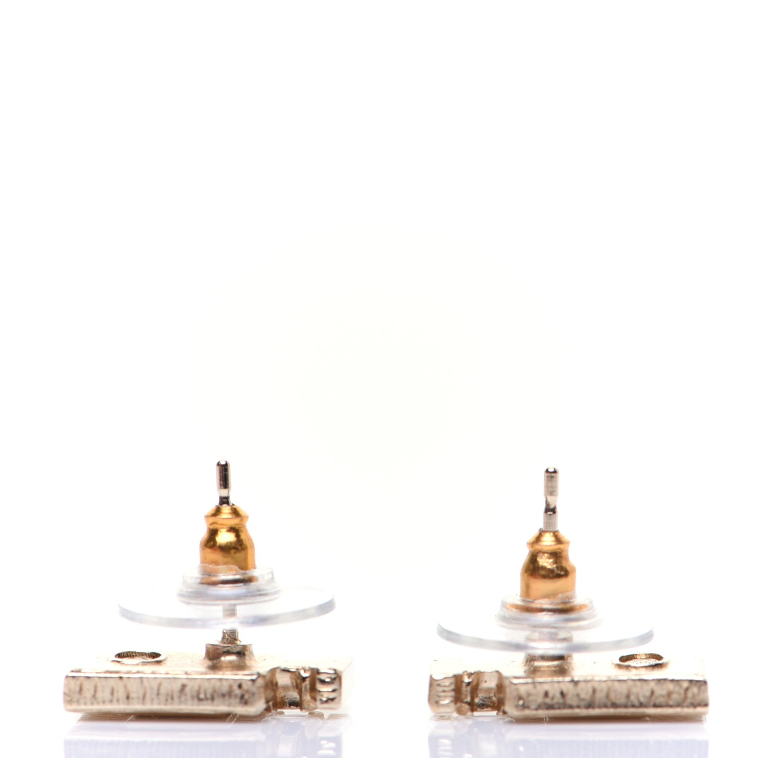 Chanel Coco No 5 Perfume Bottle Earrings Gold 5 of 8