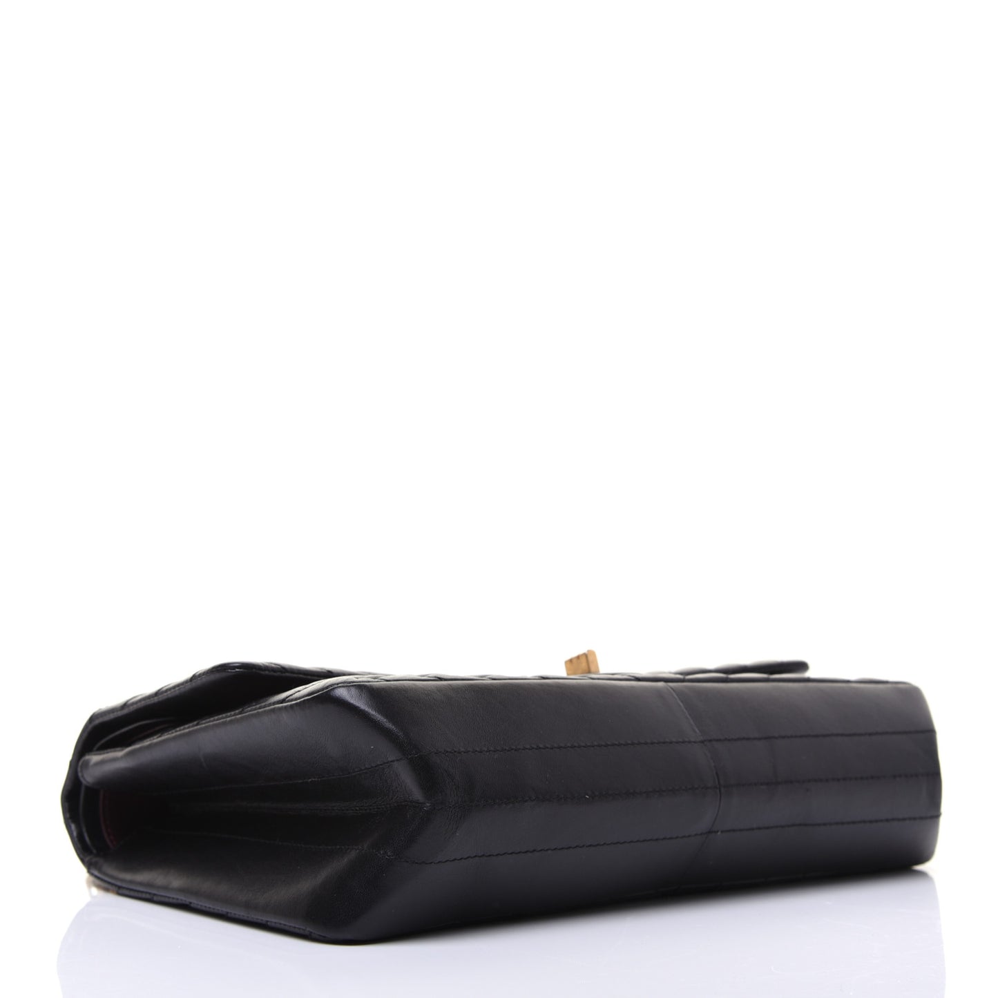 Aged Calfskin Chevron Quilted 2.55 Reissue 226 Flap Black