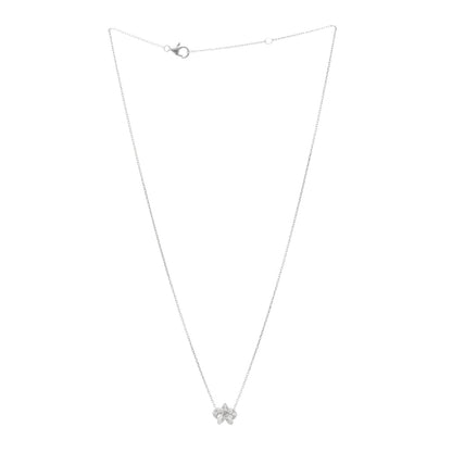 Cartier 18K White Gold Diamond Caresse D'Orchidees Par Cartier Necklace 3 of 4