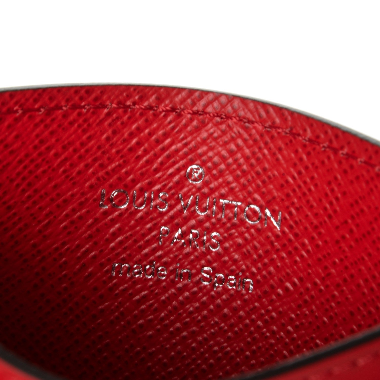 Louis Vuitton X SUPREME Epi Card Holder Red 6 of 7