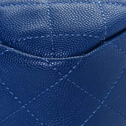 Chanel Caviar Quilted CC Day Camera Case Blue 10 of 12