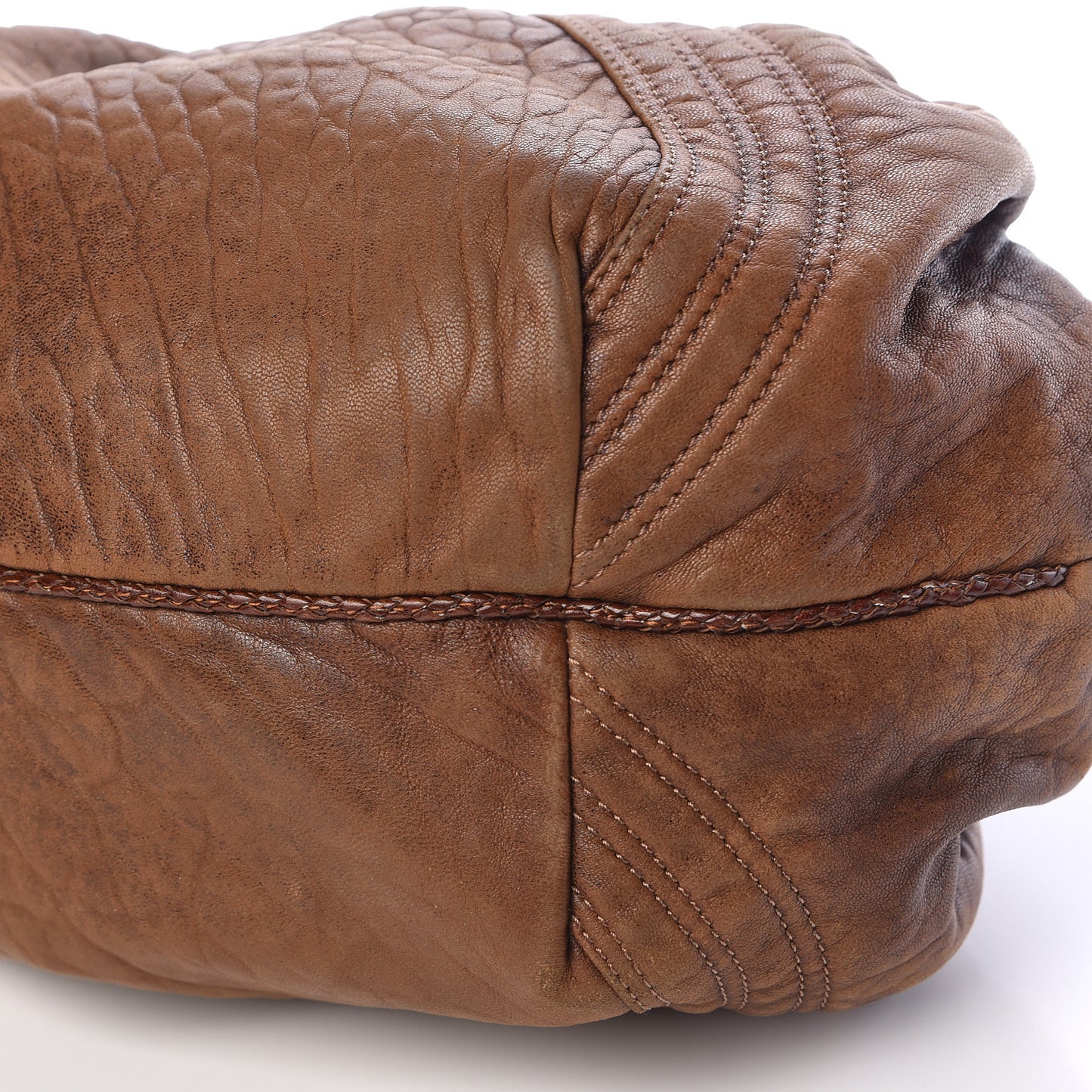 Nappa Nuvolata Spy Bowler Cognac